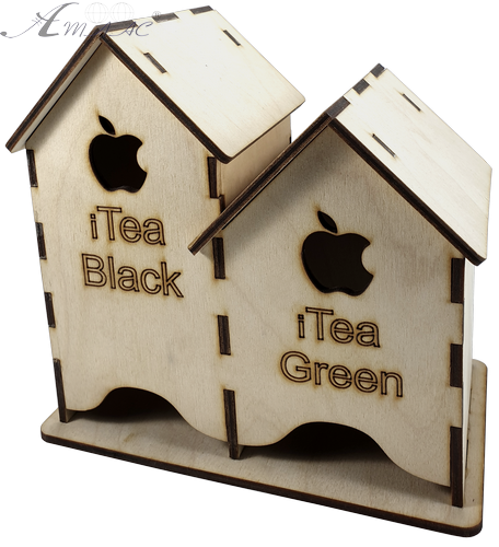 Домик для Чая Двойной 20 х 10 х 18 см AS-4246, F-0110 Домик для Чая Двойной 20 х 10 х 18 см AS-4246, F-0110