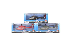 Игрушка Вертолет металлический 18 см   XY110