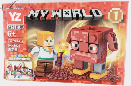 Игрушка Конструктор My world ДИД 1 54 детали YZ7053-1 Игрушка Конструктор My world ДИД 1 54 детали YZ7053-1