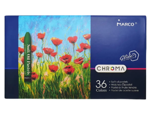Пастель масляная Marco CHROMA 36 цвета профессиональная 1091-36CB фото 2 Пастель масляная Marco CHROMA 36 цвета профессиональная 1091-36CB фото 2