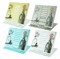 Подставка для книг металлическая Лондон микс  00587