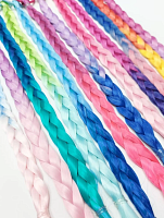 Косичка плетені яскраві 40 см на гумці  10441