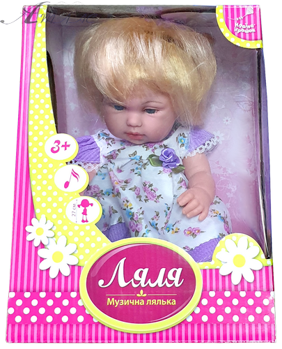 Лялька музична Ляля мікс 27 см 2014-12FMU фото 2 Лялька музична Ляля мікс 27 см 2014-12FMU фото 2