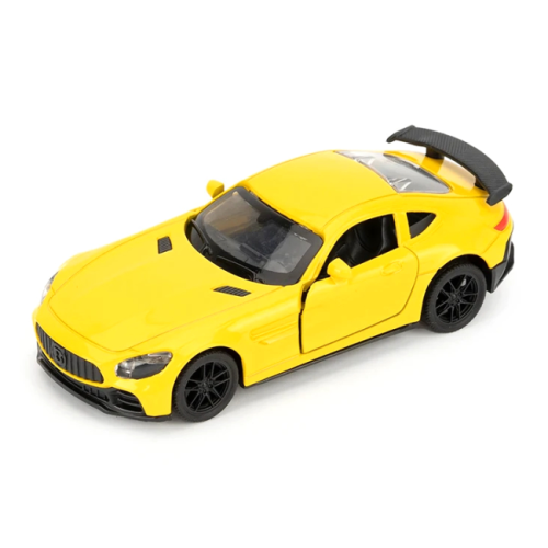 Машинка Автопром Mersedes-AMG желтая матовая металл инерционная 12см 74108 Машинка Автопром Mersedes-AMG желтая матовая металл инерционная 12см 74108