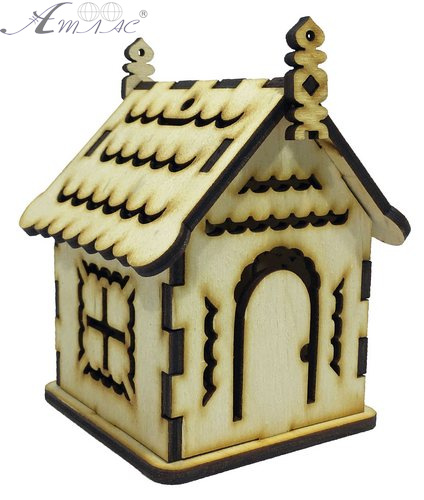 Домик № 4 сувенирный 7 х 7 х 9 см AS-4242, F-0106 Домик № 4 сувенирный 7 х 7 х 9 см AS-4242, F-0106