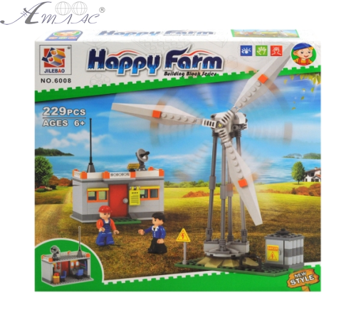 Игрушка Конструктор JILEBAO Happy Farm 229 детали  6008