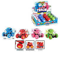 Іграшка Паровозик інерційний на великих колесах 9 см 6688-57