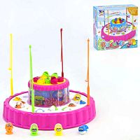 Іграшка пластикова Рибалка набір, світло, звук, 4 вудочки 20114