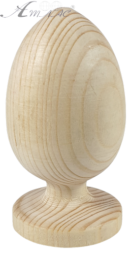 Яйцо деревянное на подставке 8-9 см AS-4232 Яйцо деревянное на подставке 8-9 см AS-4232