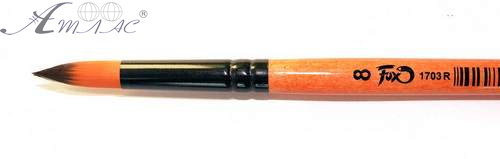 Кисть синтетика Круглая № 8 художественная