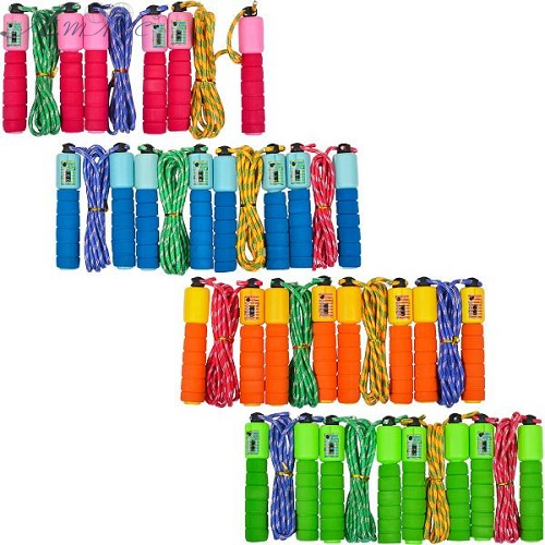 Скакалка со счетчиком цветная длинна 285 см 14-127 Скакалка со счетчиком цветная длинна 285 см 14-127