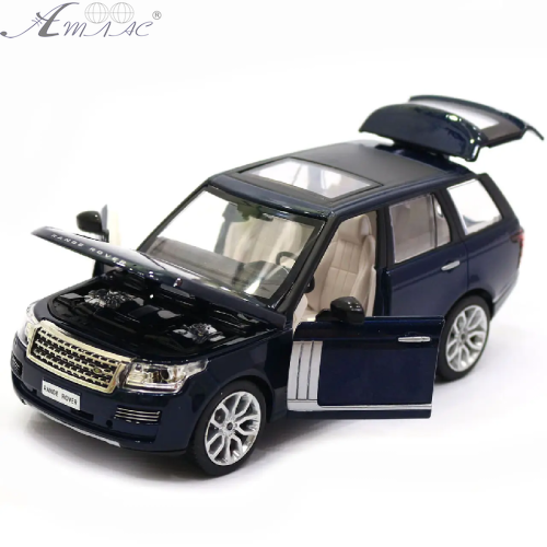 Машинка Автопром Land Rover Range Rover IV синя метал світло звук 19см 68263А фото 2 Машинка Автопром Land Rover Range Rover IV синя метал світло звук 19см 68263А фото 2