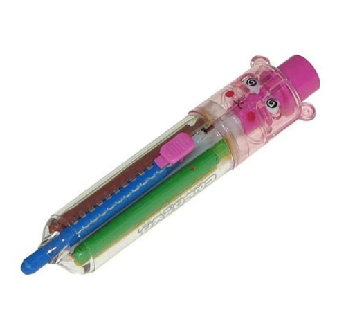 Мелки восковые Пегашка  6 в 1 цветов в механическом карандаше  04082 фото 3