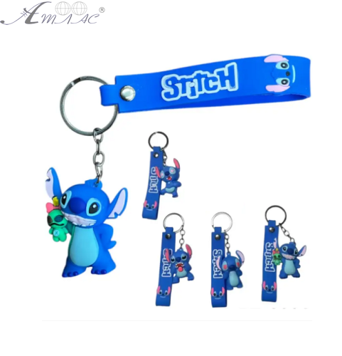 Брелок Стич микс с силиконовым браслетом 6 см 12195 фото 2 Брелок Стич микс с силиконовым браслетом 6 см 12195 фото 2