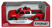 Машинка Kinsmart Chevrolet Silverado Police/Firefighter  KT5381WPR