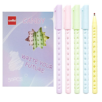 Ручка кулькова Cello Candy синя 0,5мм  CL2371