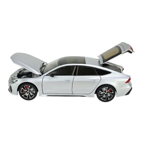 Машинка Автопром Audi RS7 Sportback серебристая металл свет звук 20см AP7754 фото 3 Машинка Автопром Audi RS7 Sportback серебристая металл свет звук 20см AP7754 фото 3
