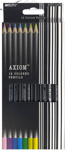 Олівці кольорові Marco Axiom 12 кольорів шестигранні 8101-12СВ Олівці кольорові Marco Axiom 12 кольорів шестигранні 8101-12СВ