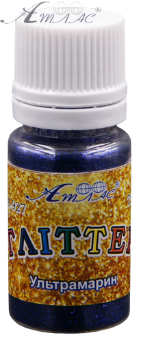 Блестки (Глиттер) Атлас 7 гр - Ультрамарин AS-2056, А-927 фото 2 Блестки (Глиттер) Атлас 7 гр - Ультрамарин AS-2056, А-927 фото 2