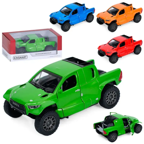 Машинка модель Kinsmart Toyota Hilux GR DaKaR KT5468W Машинка модель Kinsmart Toyota Hilux GR DaKaR KT5468W