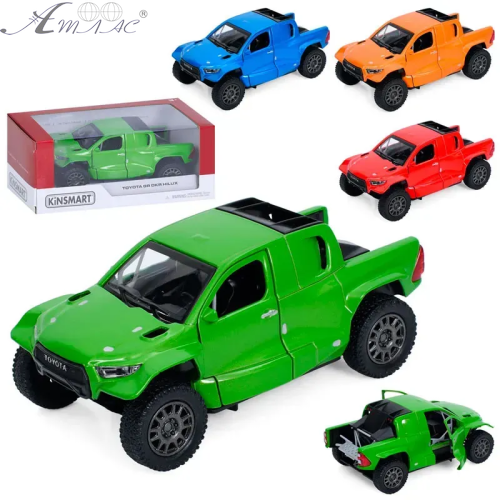 Машинка модель Kinsmart Toyota Hilux GR DaKaR KT5468W Машинка модель Kinsmart Toyota Hilux GR DaKaR KT5468W