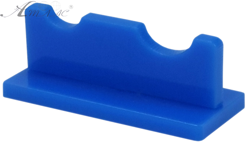 Подставка под две кисточки, Синій пластик AS-0054