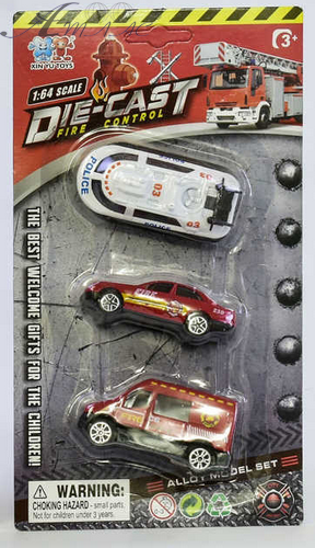 Игрушка Машинка Пожарная охрана 3 шт 239 в блистере Игрушка Машинка Пожарная охрана 3 шт 239 в блистере