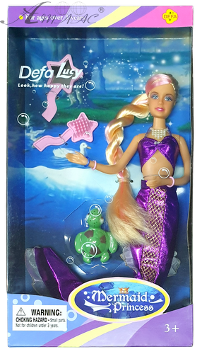 Кукла Defa Русалочка с черепашкой 20983 Кукла Defa Русалочка с черепашкой 20983