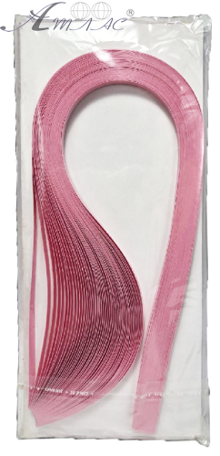 Папір для Квілінгу Рожевий пастель 5мм 50смуг 42см  00965