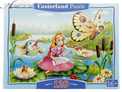 Игрушка Пазлы 120 Castorland 32 х 23 см Дюймовочка В-12305 Игрушка Пазлы 120 Castorland 32 х 23 см Дюймовочка В-12305