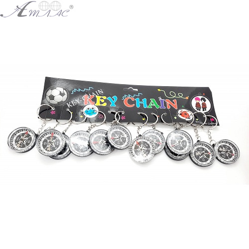 Брелок Компас пластик 4см черный корпус  10326 фото 2