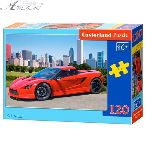 Игрушка Пазлы 120 Castorland 32 х 23 см Спорт-кар В-12480 Игрушка Пазлы 120 Castorland 32 х 23 см Спорт-кар В-12480