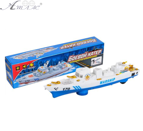 Іграшка Бойовий катер 35 см на батарейках 1220-1