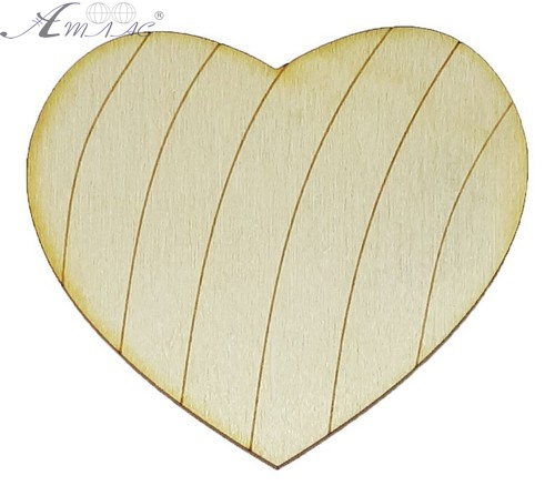 Фигурка фанерная - Сердце радуга 6,5 х 6 см AS-4723, В-0332 Фигурка фанерная - Сердце радуга 6,5 х 6 см AS-4723, В-0332