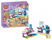 Игрушка Конструктор Friends Творческая лаборатория Оливии 100 деталей  10602