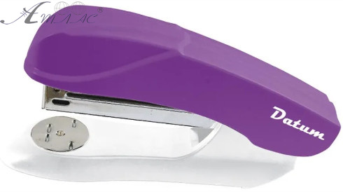 Степлер № 10 12 арк Datum фіолетовий 9 см 600187 Степлер № 10 12 арк Datum фіолетовий 9 см 600187