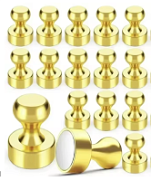 Магнит неодимовый пешка металл 12х16мм Желтая 1шт  06469