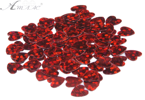 Блестки (Глиттер) Сердца Атлас 1 гр - Красный AS-2091, А-954 Блестки (Глиттер) Сердца Атлас 1 гр - Красный AS-2091, А-954