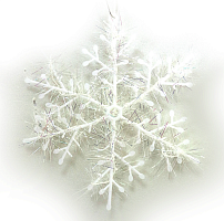 Декор Снежинка набор из 3 штук 16 см  0645-16