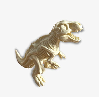 Игрушка силиконовая антистресс, динозавр Скелет 22 см  05127