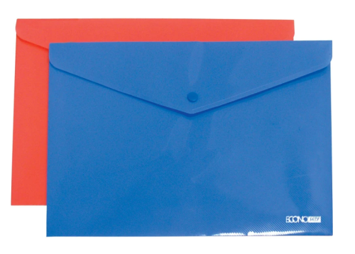 Папка на кнопке А4 Economix цвет микс  31305-50