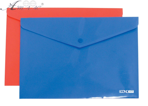 Папка на кнопці А4 Economix колір мікс  31305-50