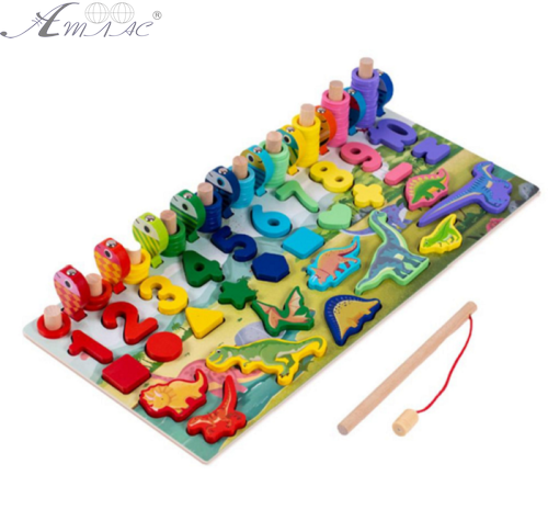 Игрушка Деревянная Dino Учебно - игровая доска MD 2758 фото 2 Игрушка Деревянная Dino Учебно - игровая доска MD 2758 фото 2