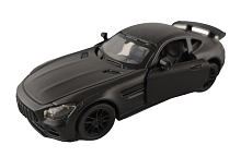Машинка Автопром Mersedes-AMG чорна матова метал інерційна 14см  7845