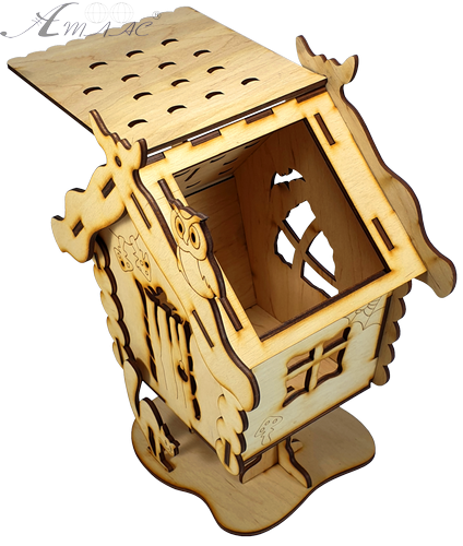 Домик № 20 шкатулка, избушка на курьих ножках 21,5 х 15 х 27 см AS-4295 фото 2 Домик № 20 шкатулка, избушка на курьих ножках 21,5 х 15 х 27 см AS-4295 фото 2