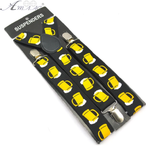 Підтяжки Пивні келихи на дорослого для любителів пива  12536