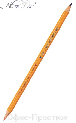 Карандаш Koh-i-noor двух цветный Сине - Красный тонкий 3433  