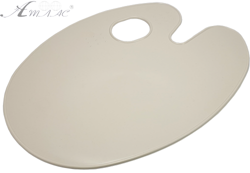 Палитра овальная № 7 без лунок 295 х 215 мм  AS-0224