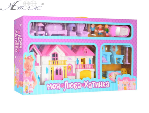 Игрушка Домик Моя люба хатинка WD-922A-B-E Игрушка Домик Моя люба хатинка WD-922A-B-E