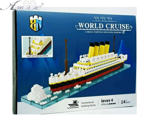 Конструктор Корабль Титаник 2060 деталей 49см  2287